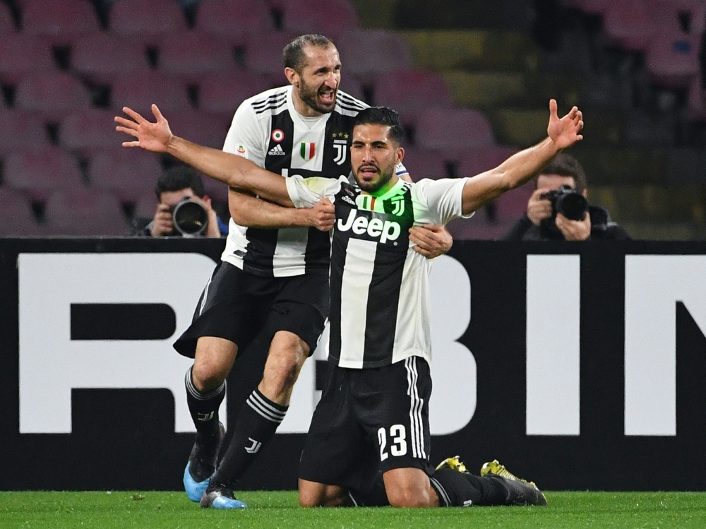 Emre Can traf beim 2:1-Erfolg Juventus Turins in Neapel