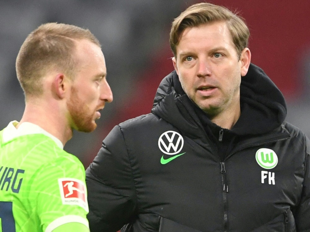 Souveräner Auftritt von Wolfsburg mit Trainer Kohfeldt (Foto: SID)