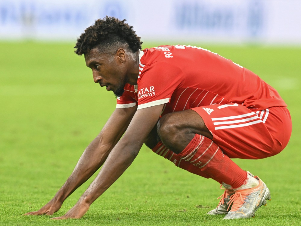Bayerns Kingsley Coman fällt verletzt aus (Foto: AFP/SID/KERSTIN JOENSSON)