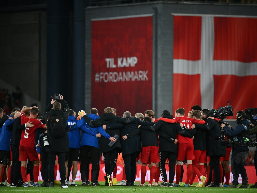 Dänemark will ein Zeichen setzen bei der WM in Katar (Foto: AFP/SID/FRANCK FIFE)