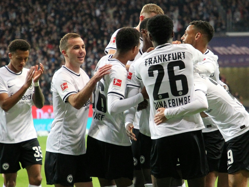 Eintracht Frankfurt mit einer offensiven Galavorstellung (Foto: AFP/SID/DANIEL ROLAND)