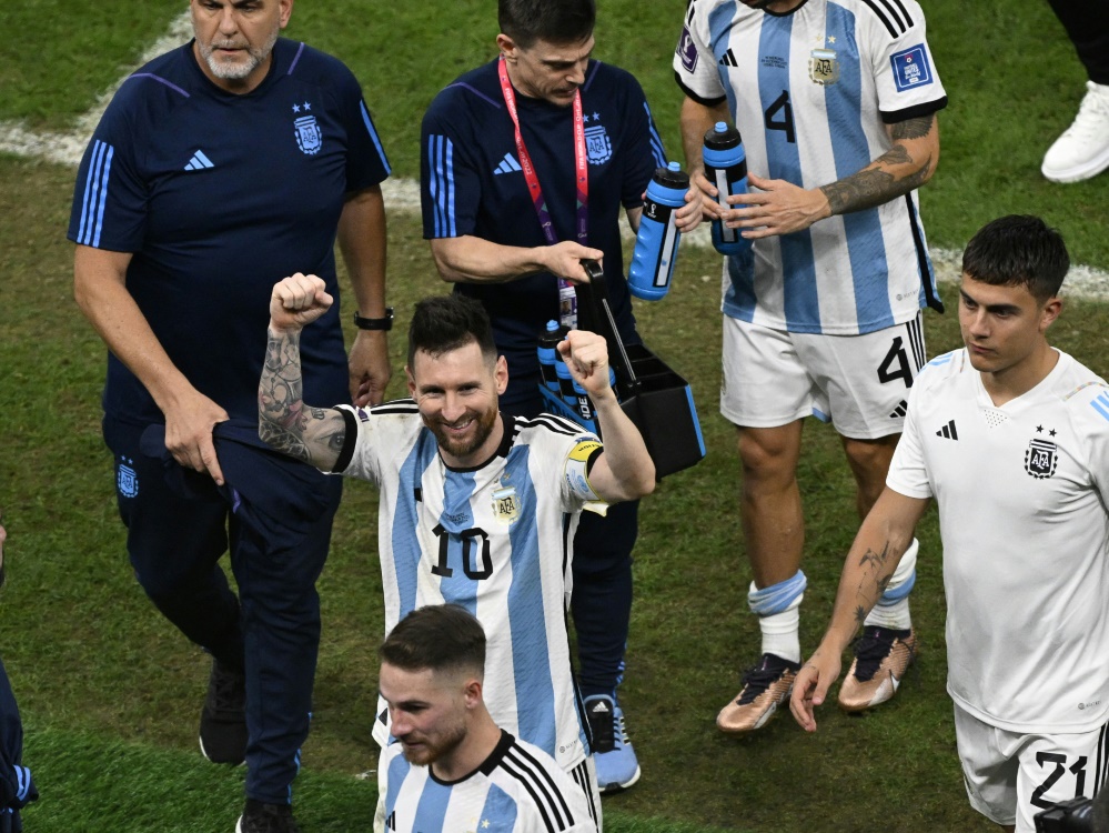 Super Lionel Messi war verärgert über den Schiedsrichter gegen die Niederlande. (Foto: AFP/SID/PATRICIA DE MELO MOREIRA)