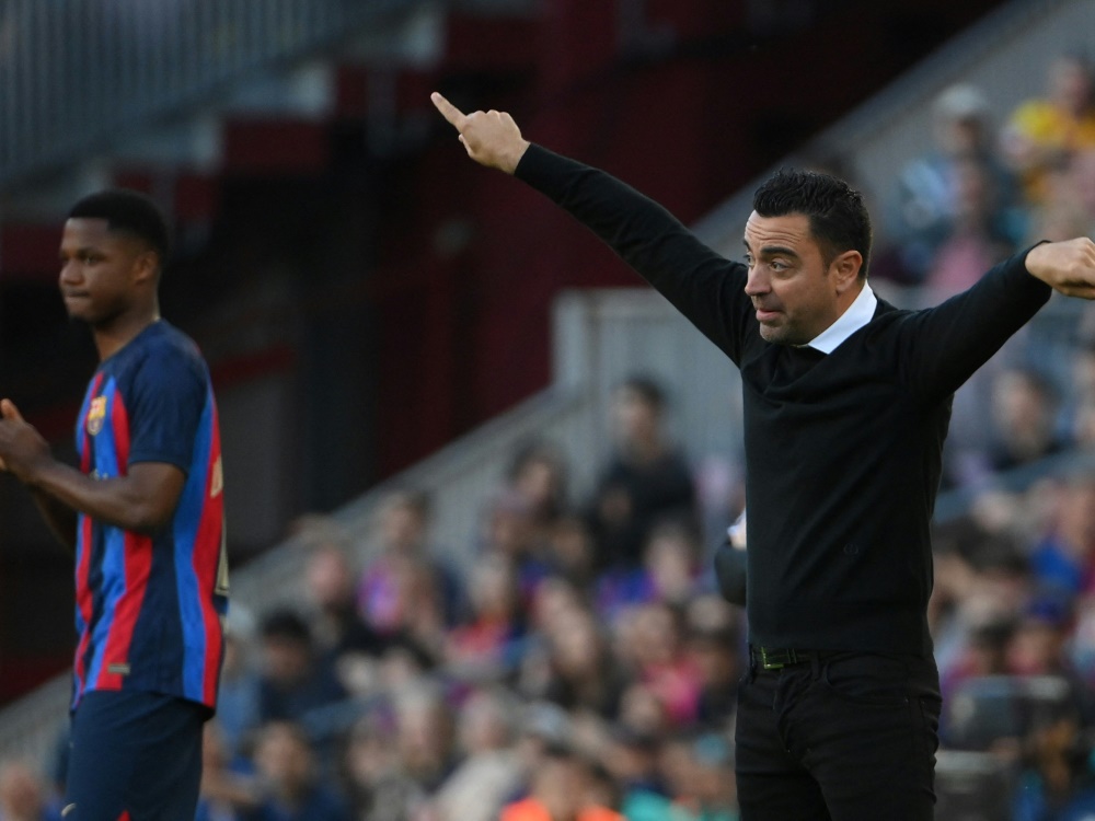Xavi dirigiert Barca zum nächsten Sieg (Foto: AFP/SID/LLUIS GENE)