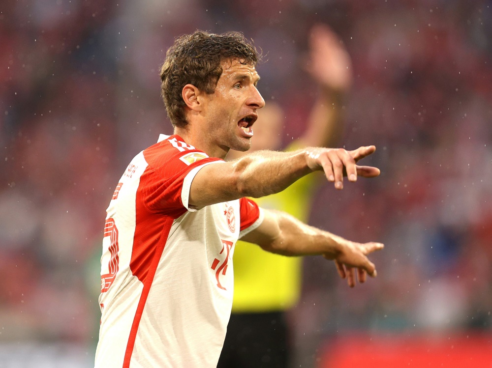 Müller spekuliert auf eine Rückkehr ins DFB-Team (Foto: FIRO/FIRO/SID)