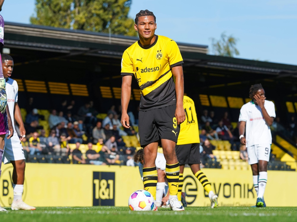 Vorerst suspendiert: Dortmunds Brunner (Foto: IMAGO/IMAGO/SID/IMAGO/Patrick Ahlborn)