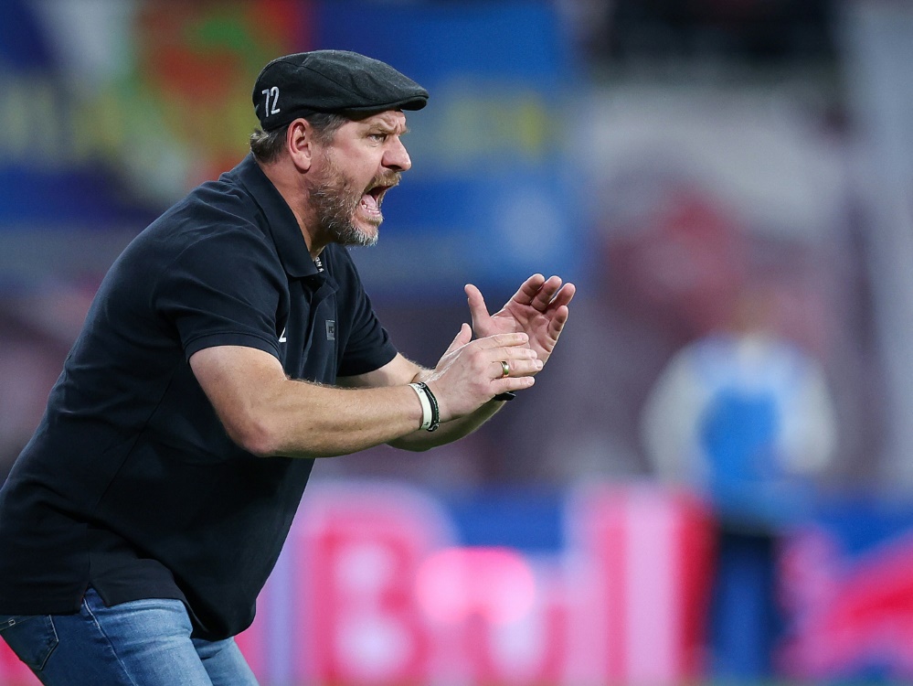 Offenbar nicht mehr beim FC: Trainer Steffen Baumgart (Foto: AFP/SID/Ronny Hartmann)