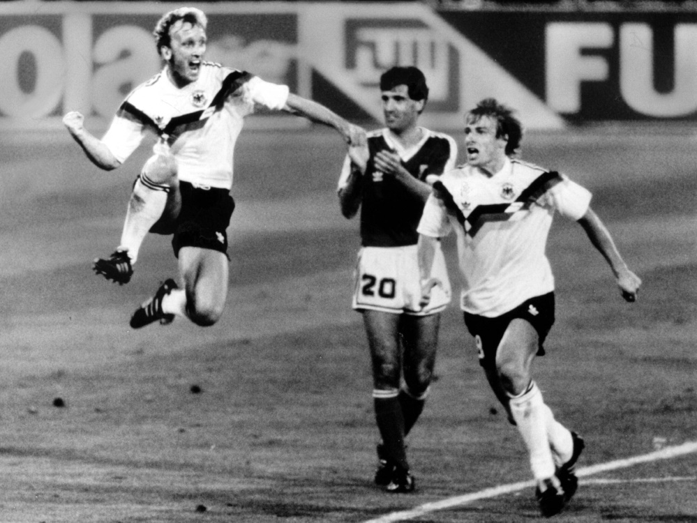 Andreas Brehme nach seinem Tor im WM-Finale (Foto: IMAGO/WEREK/IMAGO/WEREK/SID/imago sportfotodienst)