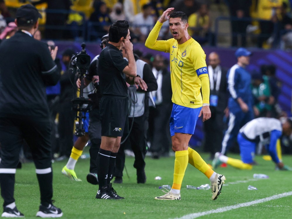 Frustriert: Cristiano Ronaldo (Foto: AFP/SID/FAYEZ NURELDINE)