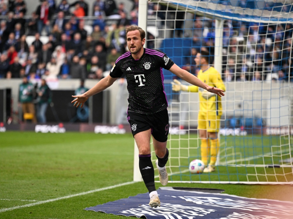 Harry Kane erzielte diese Saison bereits 37 Tore für die Bayern (Foto: AFP/SID/KIRILL KUDRYAVTSEV)