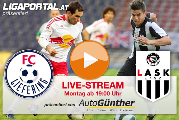 Video Live-Stream vom Relegations-Spiel FC Liefering - LASK aus der Red Bull Arena in Salzburg