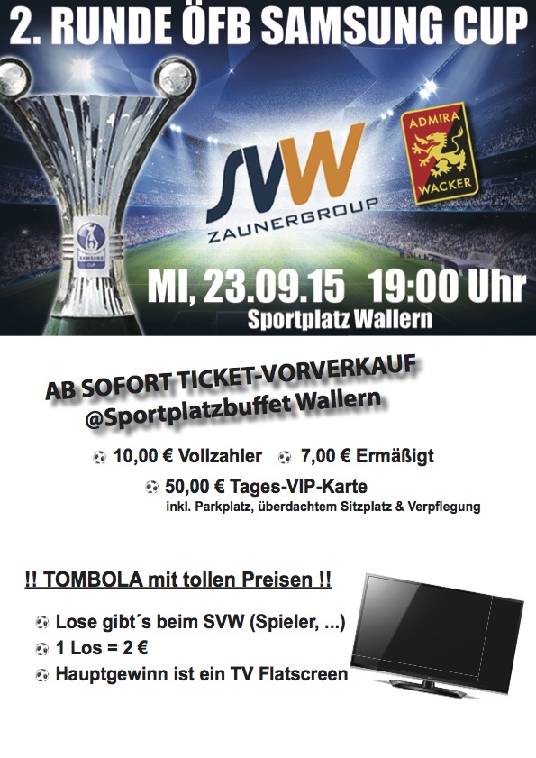 ÖFB-Cup: Wallern bereitet sich auf Fußballfest am 23. September vor