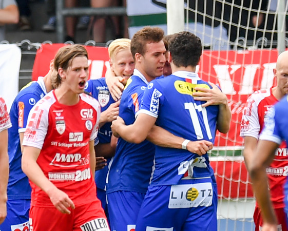 Fussball SK Vorwaerts Steyr vs FC Blau Weiss Linz 26.05.2019 11
