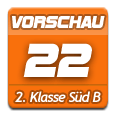 2. Klasse Süd B: Vorschau und Expertentipp Runde 22