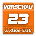 2. Klasse Süd B: Vorschau und Expertentipp Runde 23