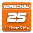 2. Klasse Süd A: Vorschau und Expertentipp Runde 25