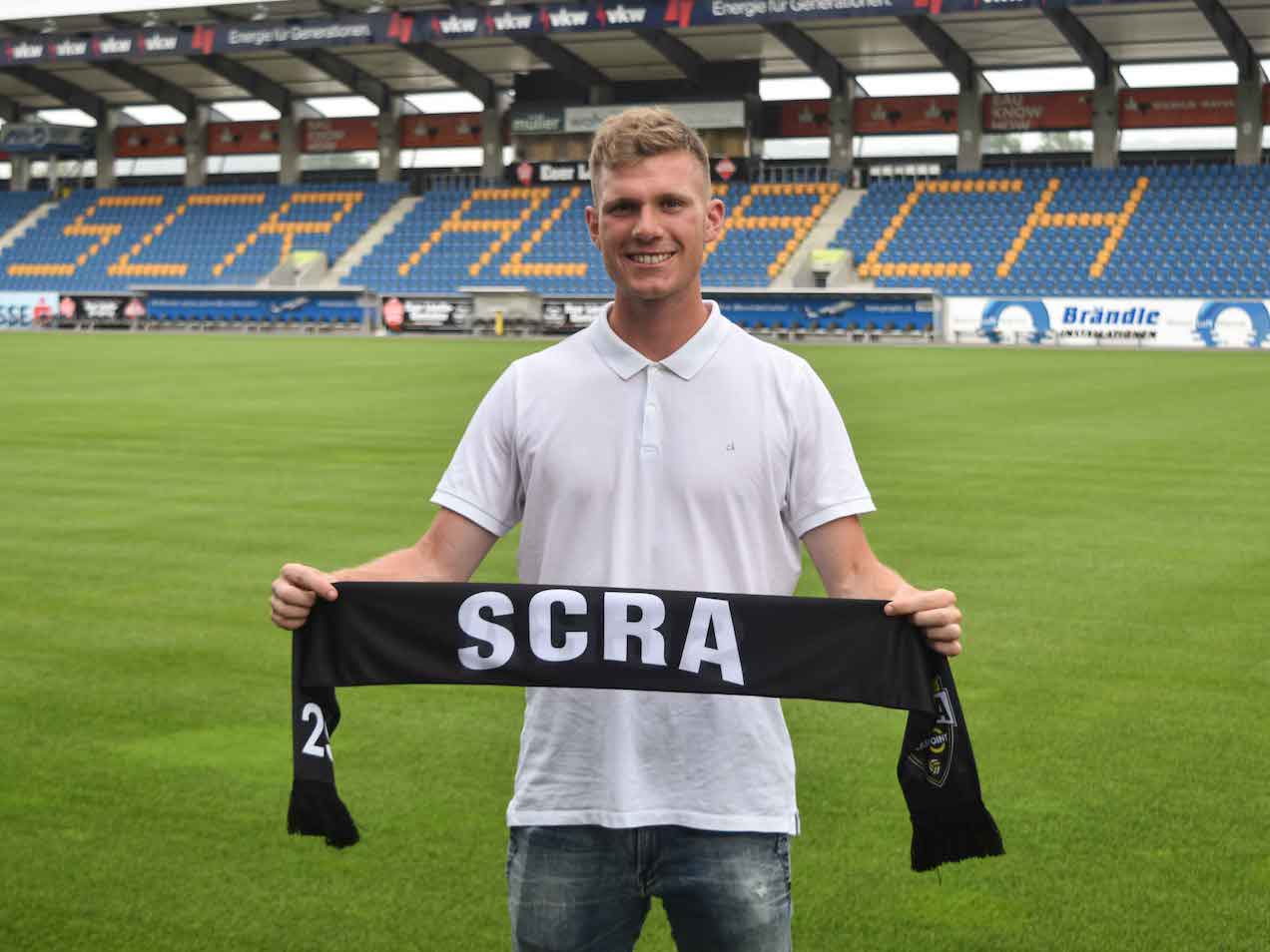 Lukas Parger stand zuletzt für ein halbes Jahr beim SV Kapfenberg unter Vertrag. Foto: SCR Altach