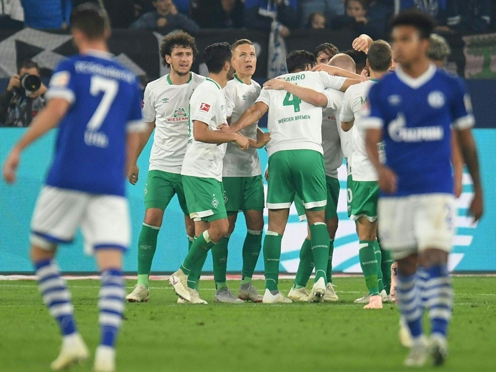 Bundesliga: Werder Bremen holt drei Punkte auf Schalke