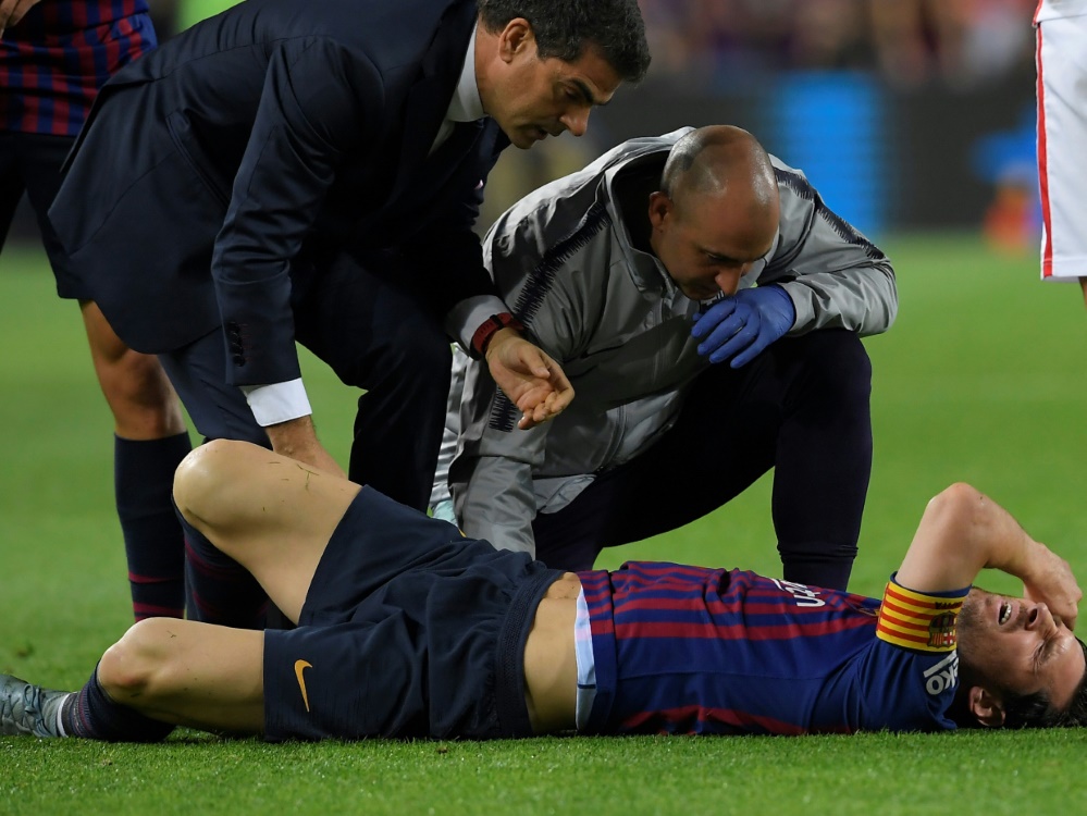 Messi musste verletzt ausgewechselt werden