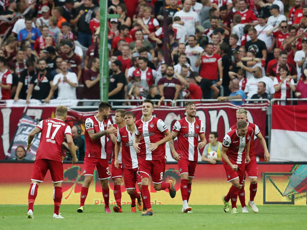 Der 1. FC Kaiserslautern schlägt Uerdingen mit 2:0