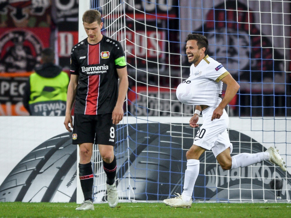 Bayer Leverkusen verliert gegen Zürich 2:3