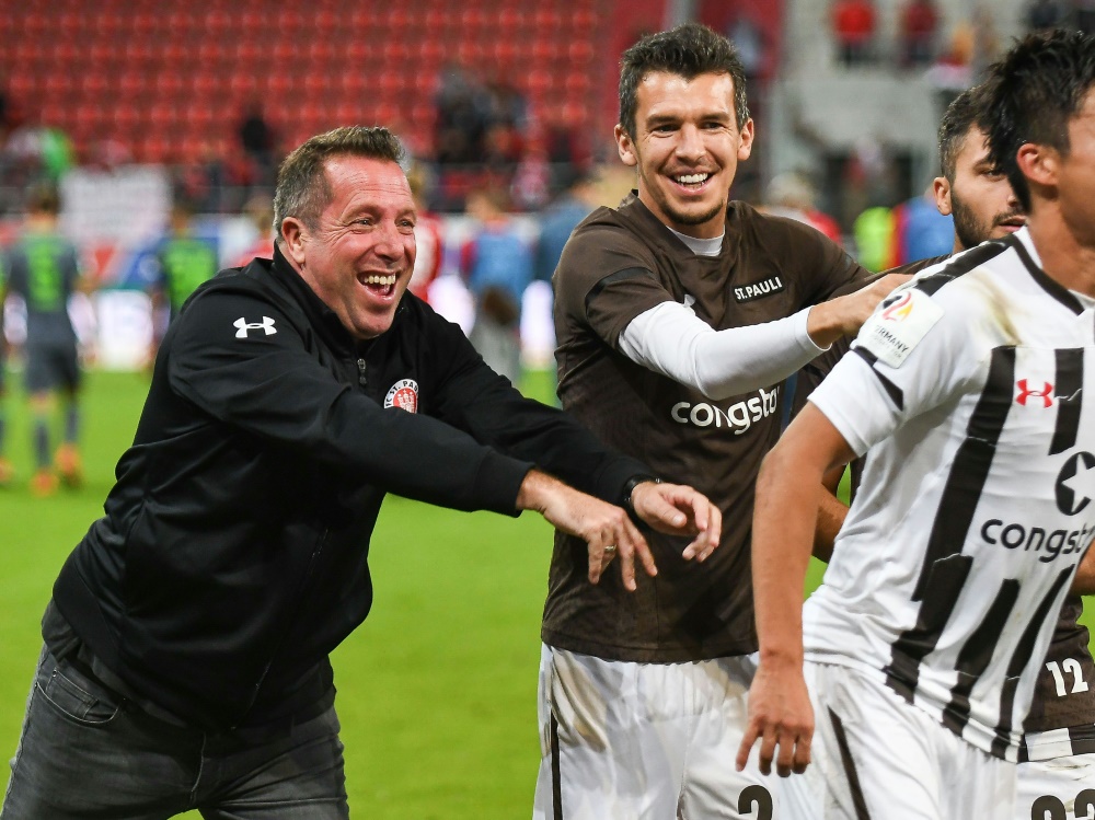 Der FC St. Pauli ist vorerst Tabellenführer