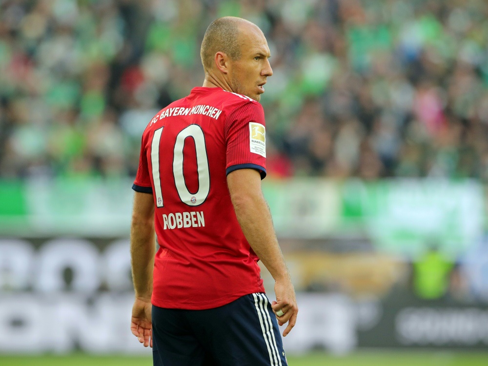 Arjen Robben droht in Dortmund auszufallen