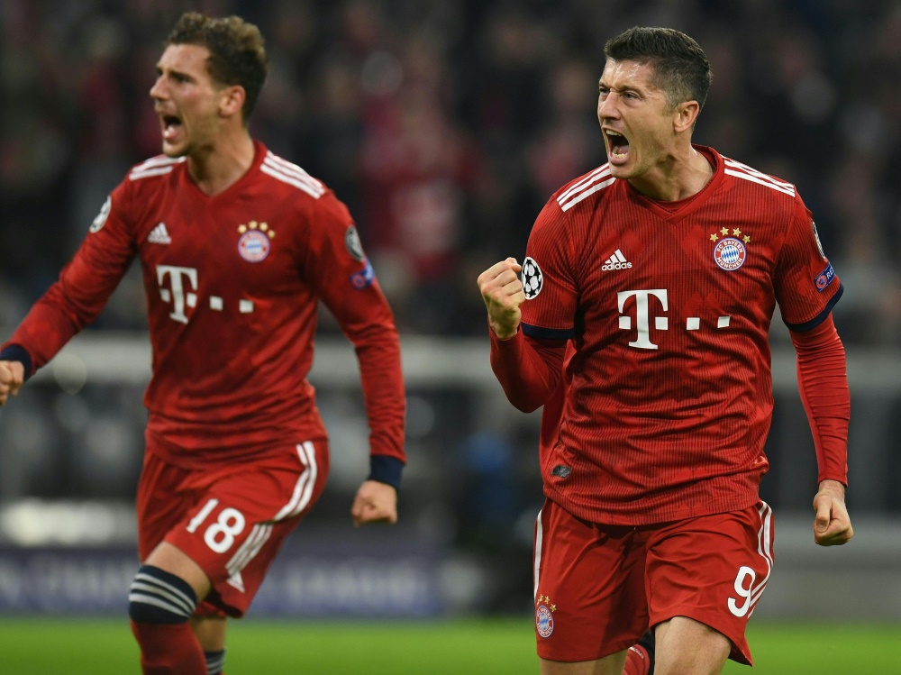 Robert Lewandowski lässt die Bayern jubeln