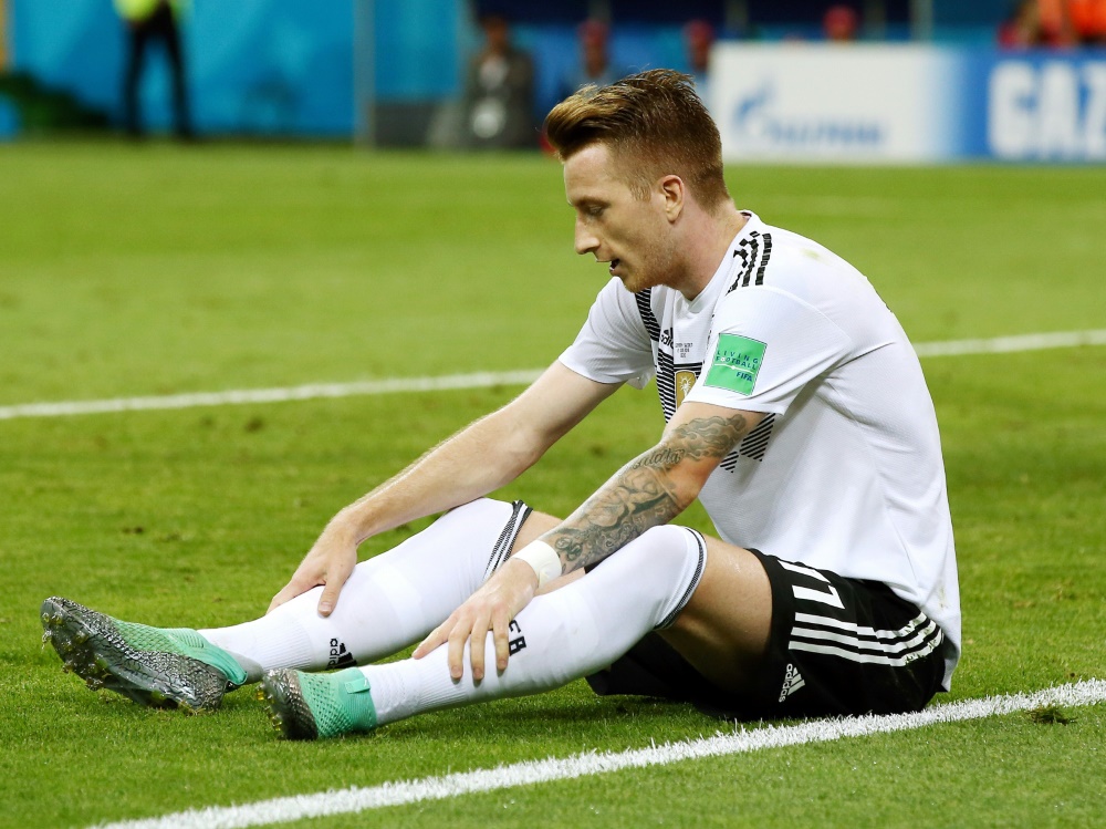 Wegen einer Fußprellung verpasst Reus das DFB-Training