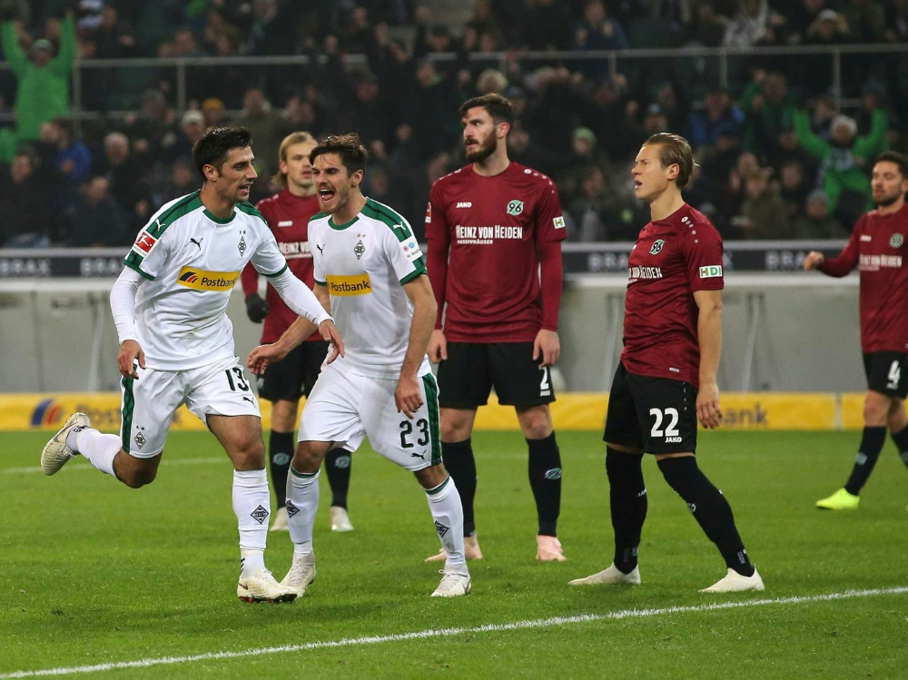 Gladbacher feiern 4:1 gegen Hannover
