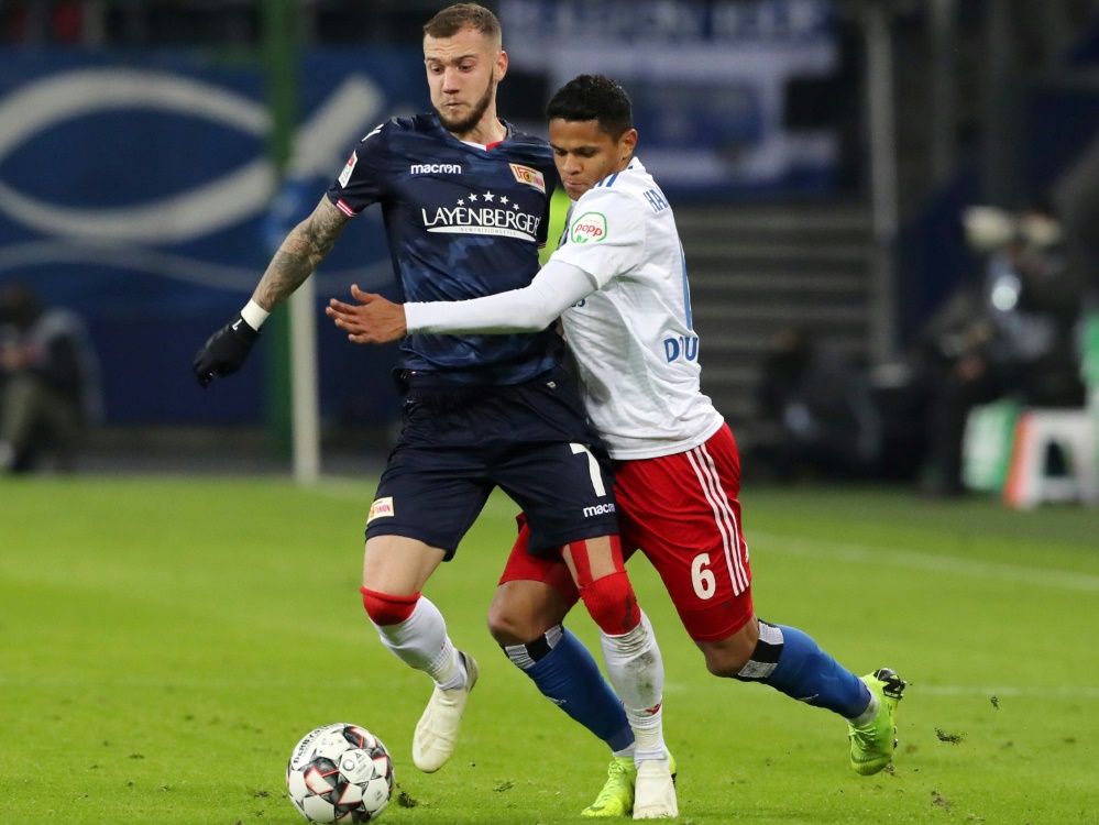 Union Berlin erkämpft sich einen Punkt beim Hamburger SV