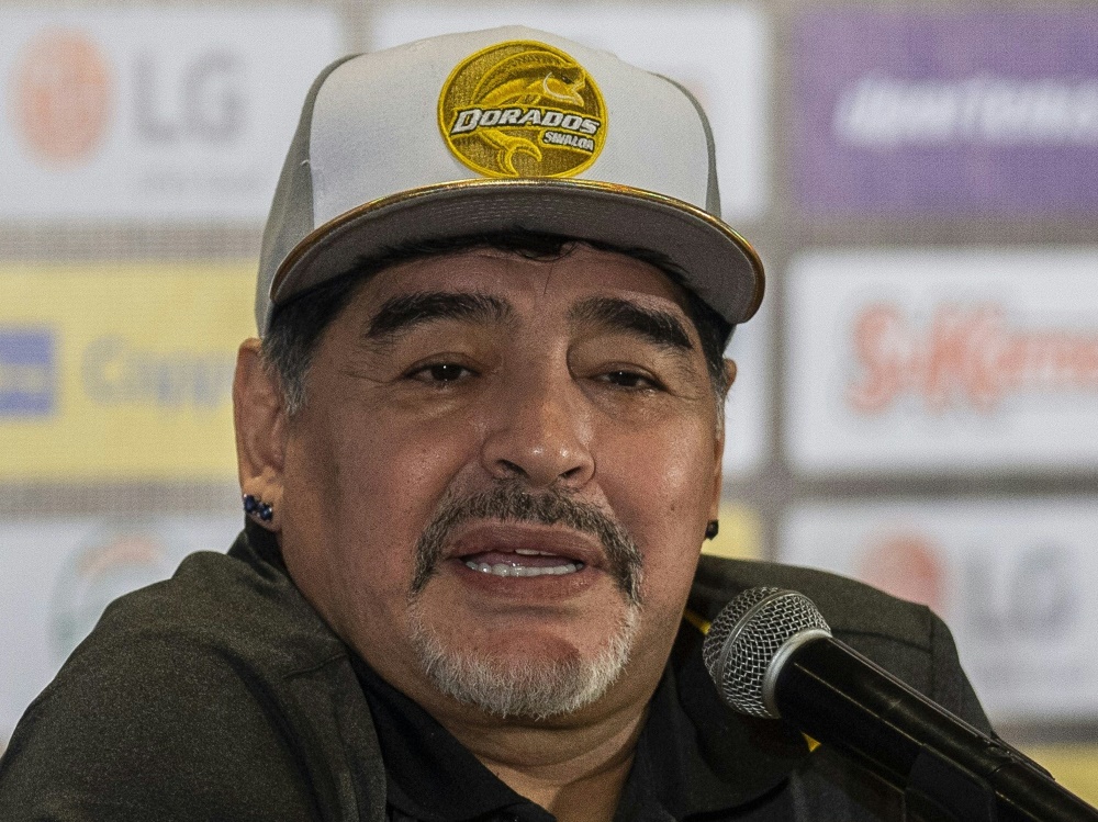 Maradona war zu einem Routinecheck im Krankenhaus