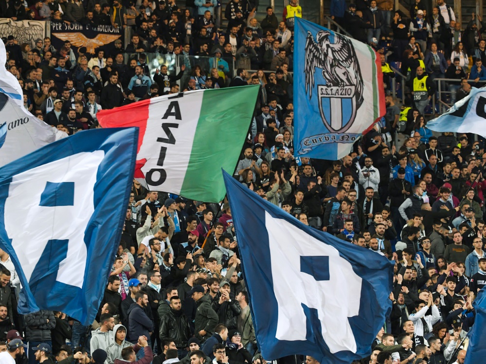Die Lazio-Fans fielen erneut negativ auf