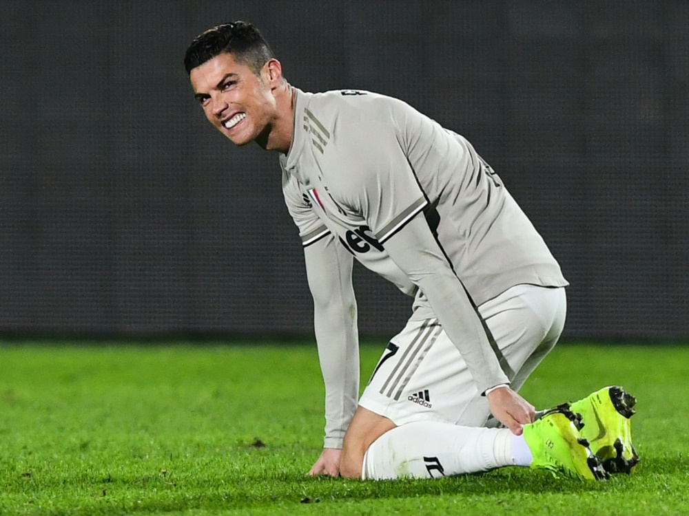 Cristiano Ronaldo flog mit Juventus Turin aus dem Pokal