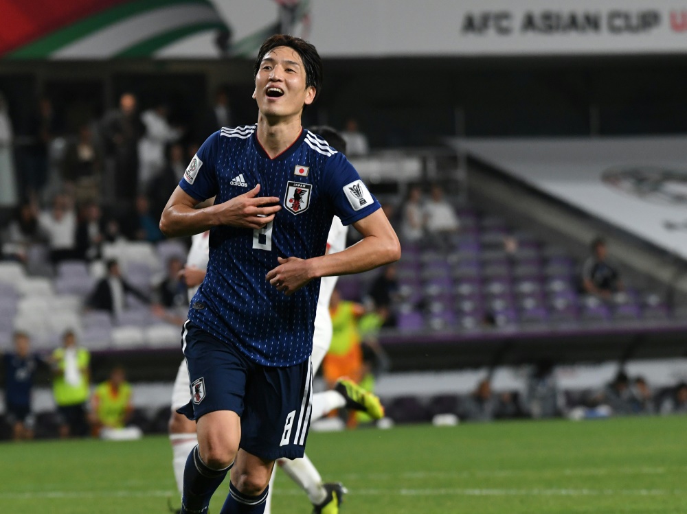 Genki Haraguchi steht mit Japan im Finale des Asien-Cups