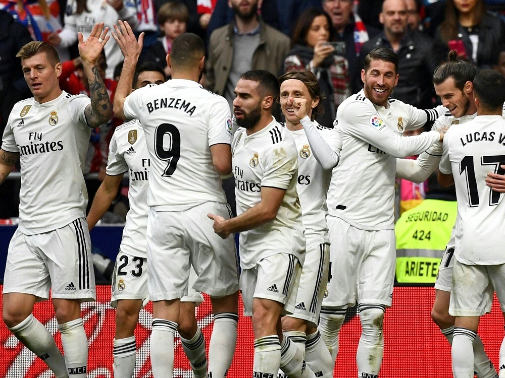 Real Madrid feiert 3:1-Sieg im Stadtderby