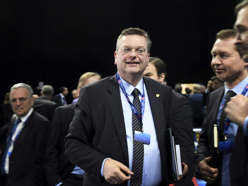 Wiederwahl von Grindel auf der Agenda des UEFA-Kongress