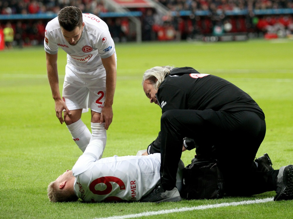 Jean Zimmer verletzte sich gegen Leverkusen