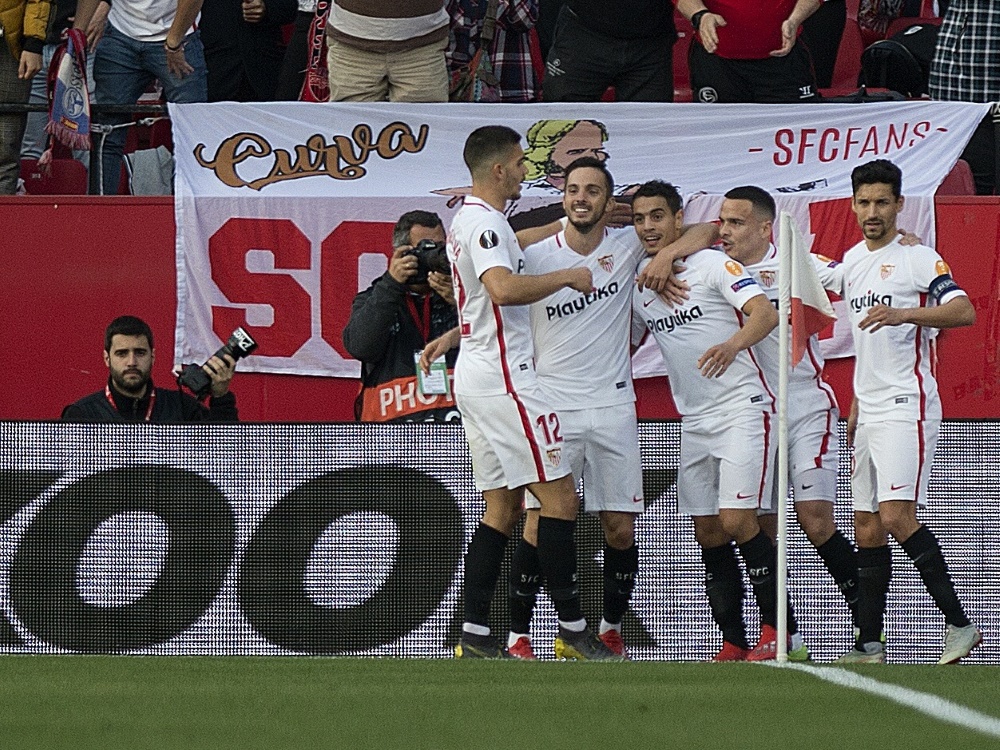 Sevilla durfte im Rückspiel gegen Lazio zweimal jubeln
