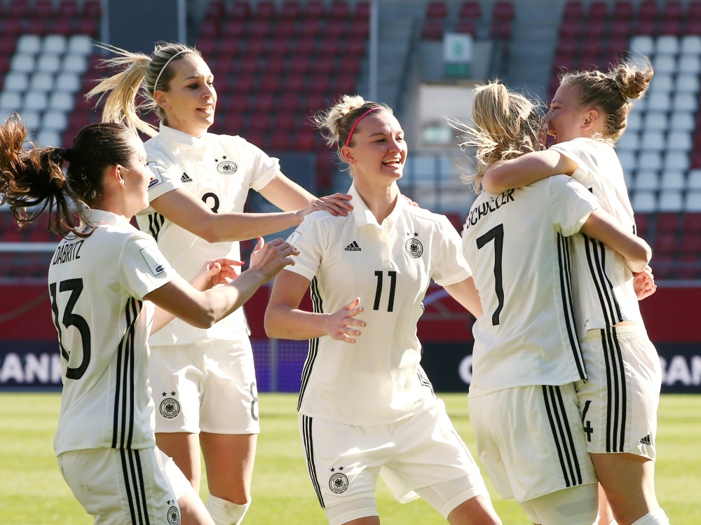 Die DFB-Frauen wollen gegen Frankreich gewinnen