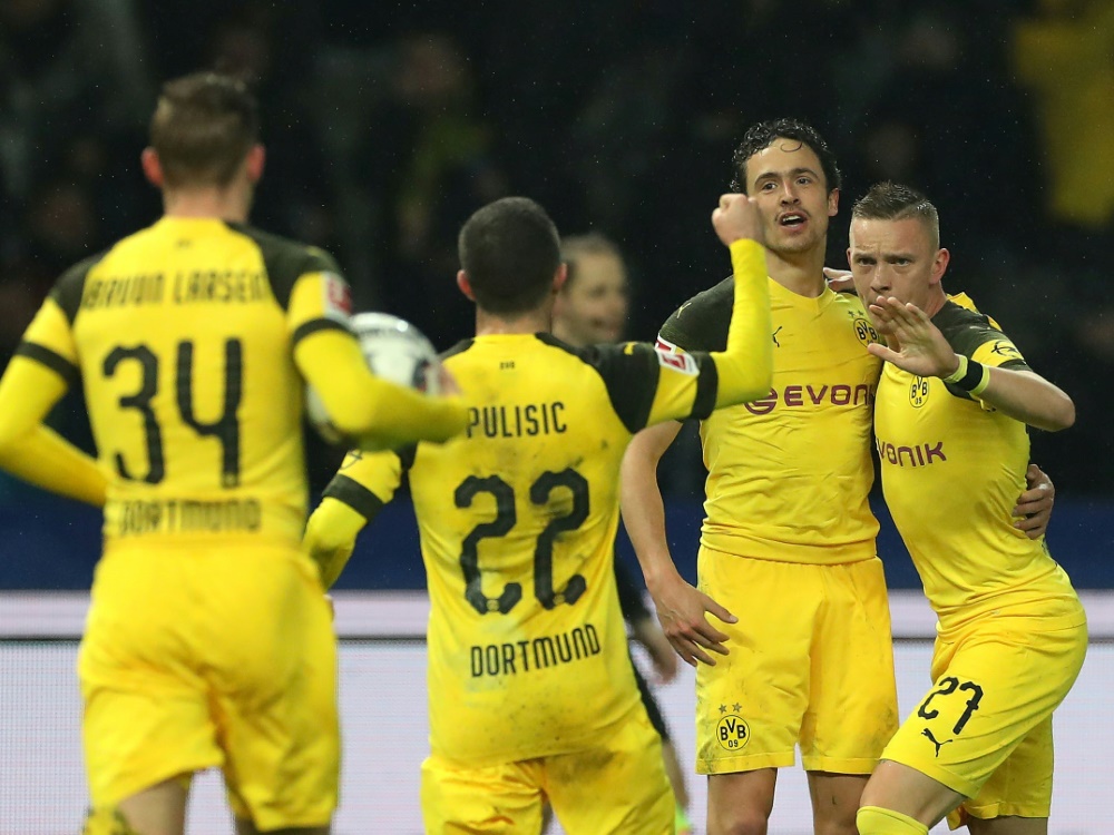 Borussia Dortmund durfte in Berlin spät jubeln
