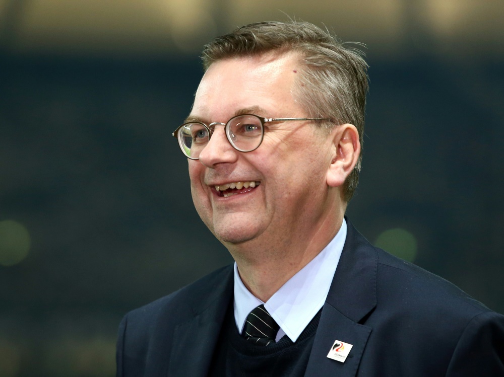 DFB-Präsident Grindel lobt Engagement von DFB und RTL