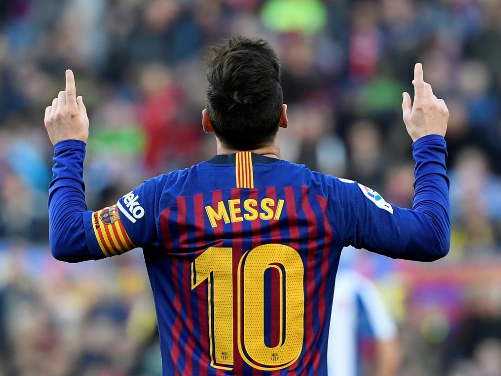 Mit zwei Toren gegen Espanyol: Lionel Messi