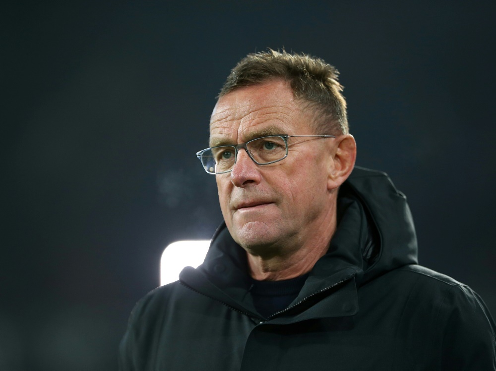 Erwartet harten Kampf gegen Augsburg: Ralf Rangnick
