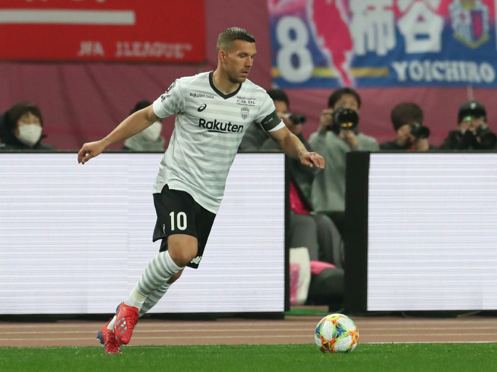 Verlor mit 2:4 gegen Sanfrecce Hiroshima: Lukas Podolski