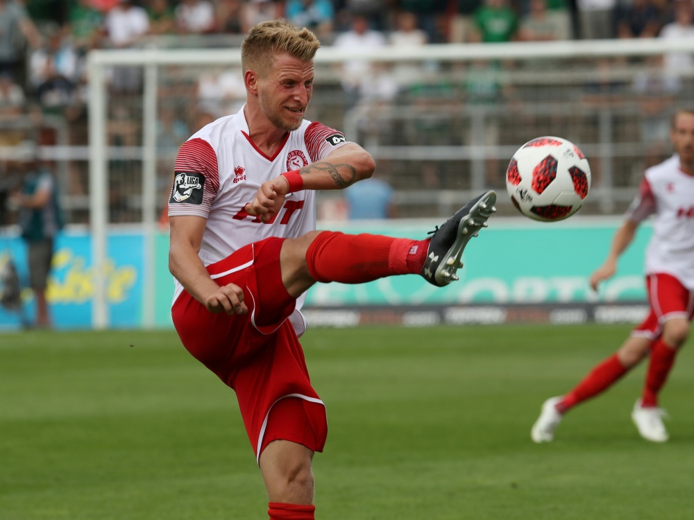 Spielte mit Fortuna Köln nur 1:1: Dominik Ernst