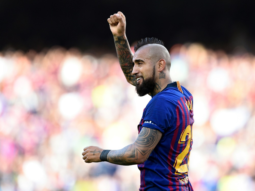 Vidal erzielte bei Barcelonas Sieg den Führungstreffer