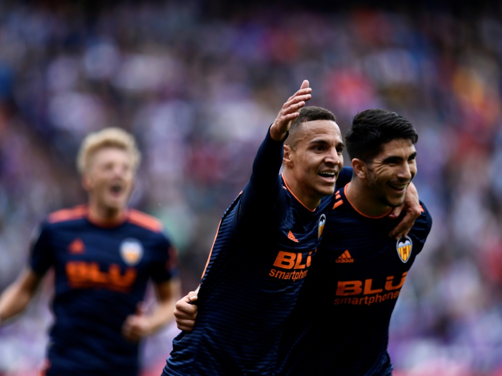 Rodrigo Moreno und Carlos Soler (v.l.) treffen für Valencia