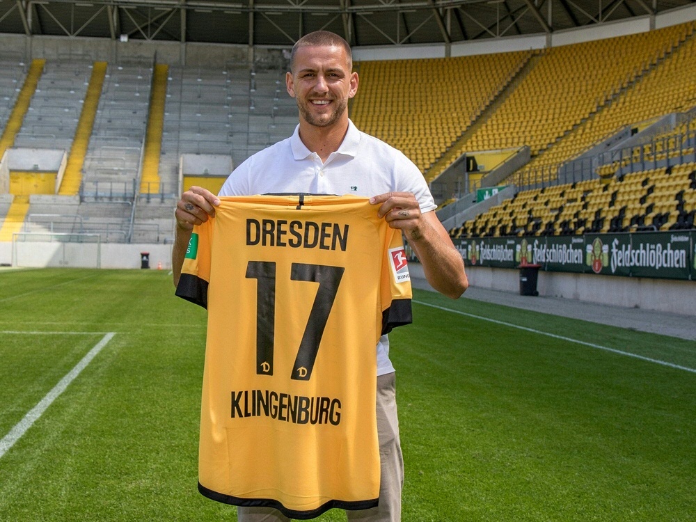 Dynamo Dresden präsentiert Neuzugang Rene Klingenburg