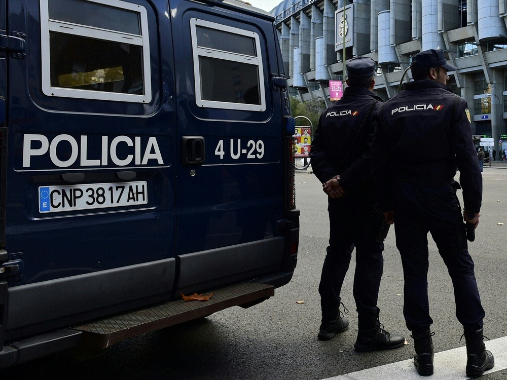 Die Madrider Polizei setzt auf hohe Sicherheitsmaßnahmen