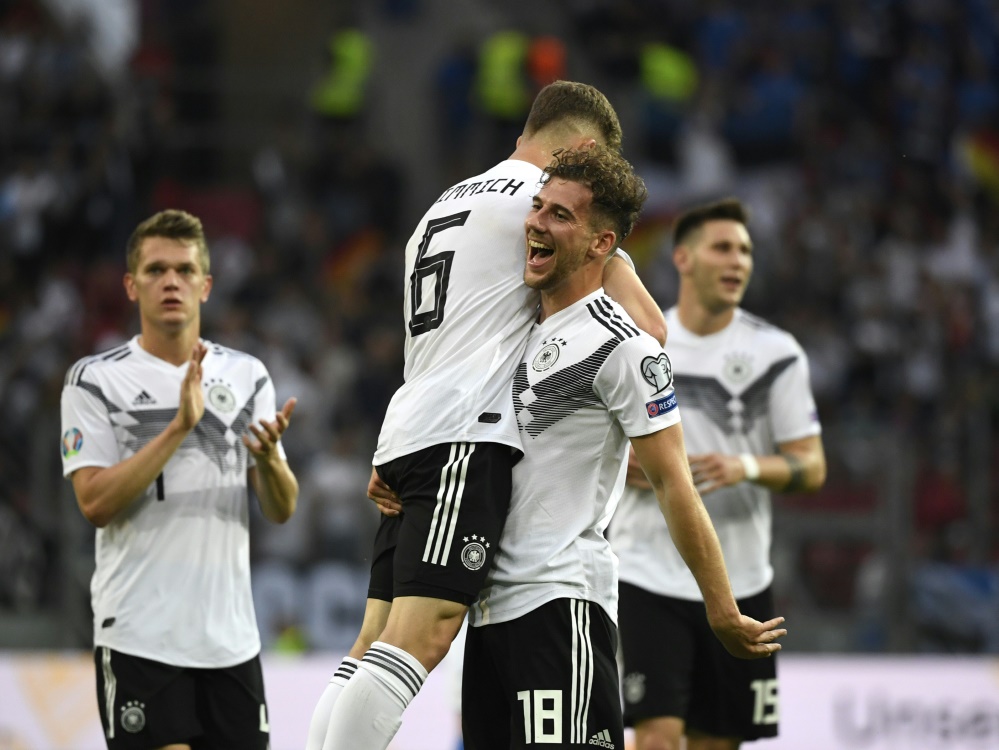 Das DFB-Team durfte gegen Estland achtmal jubeln